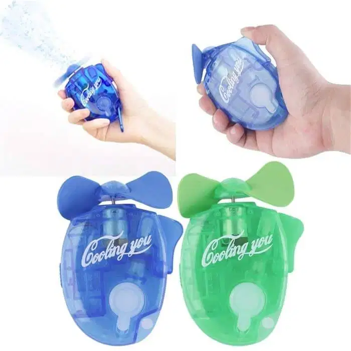 Mini Water Cooling Spray Fan Powerful Cool / kipas angin + spray air