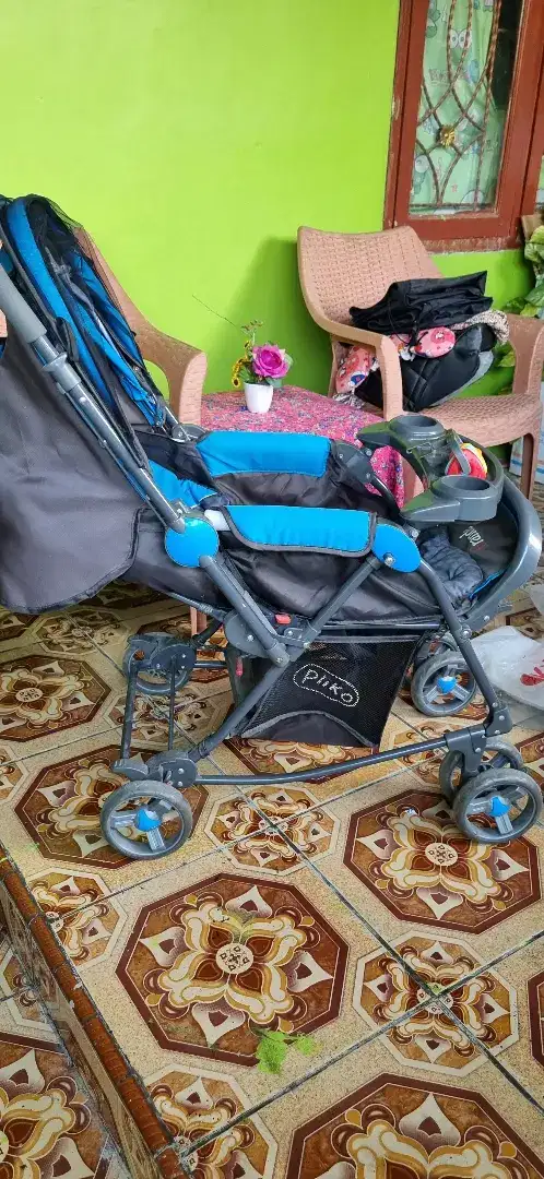 Stroller Pliko Grande 4in 1 sky blue