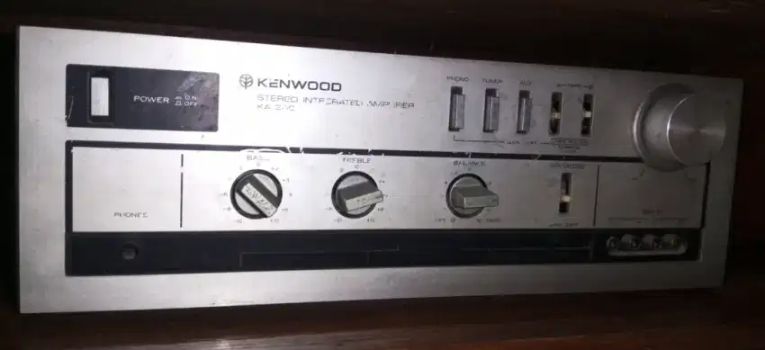 Amplifier Rare Vintage Kenwood KA 300 Original Mantaps Bagus