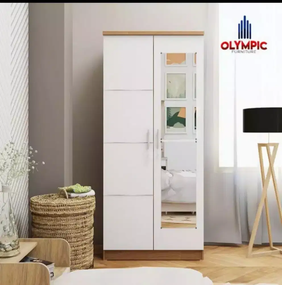 Lemari pakaian 2 pintu