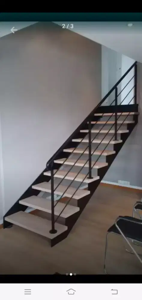 Tangga besi galvanis