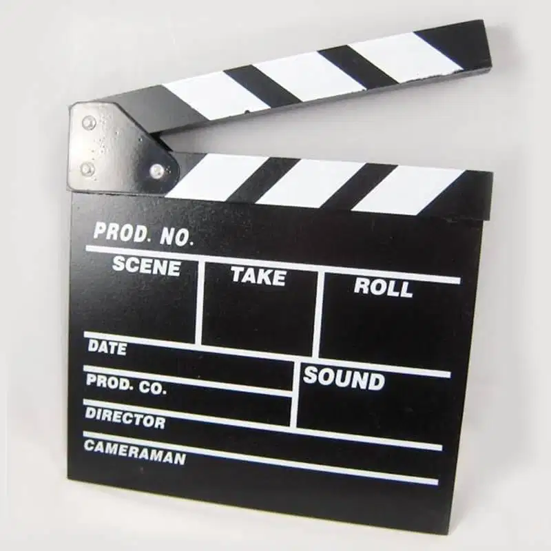 Woopower Profesional Clapper Board Movie Film Video TV Role Action