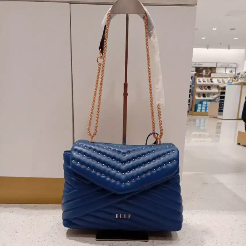 Rantai shoulder bag ELLE Original 41346 - biru