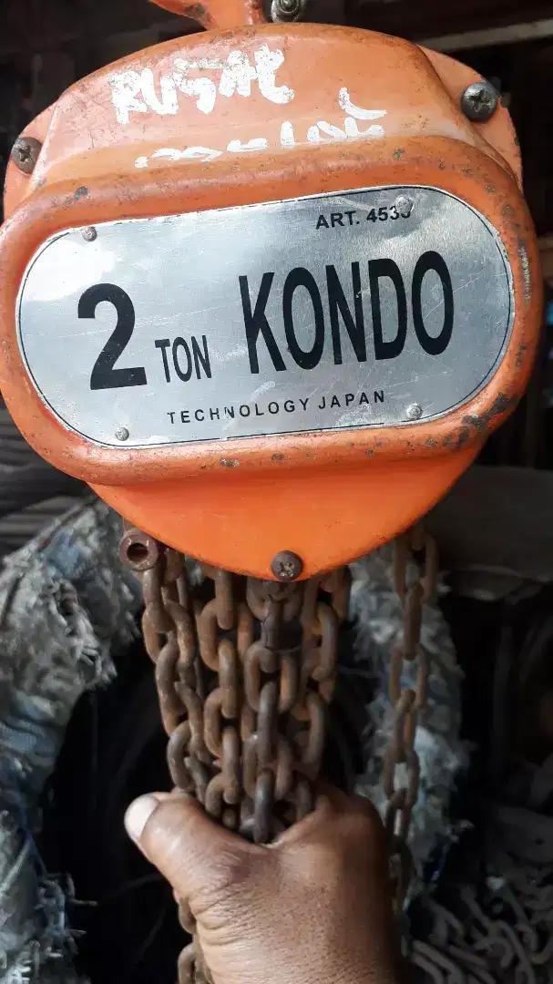 Chain blok kapasitas 2ton
