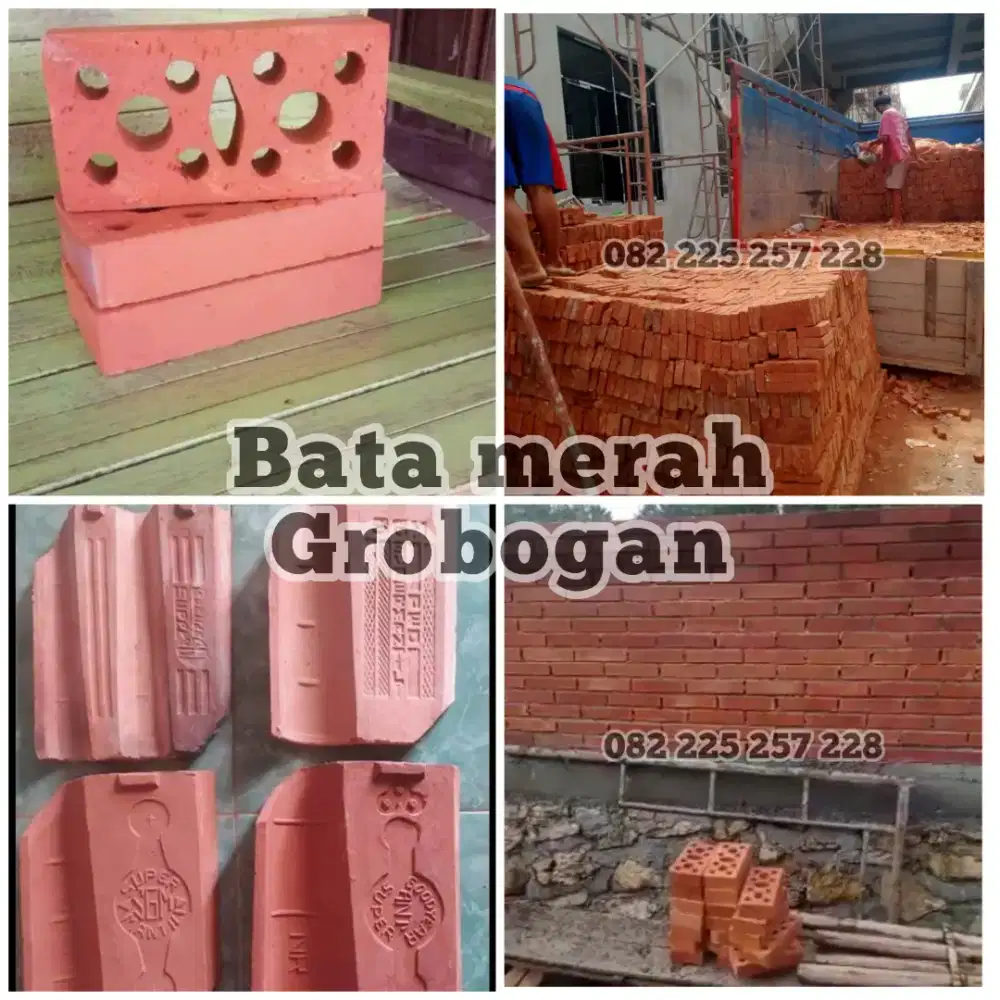 Bata merah pres murah