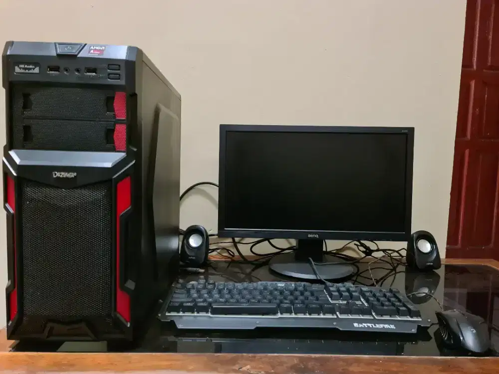 Komputer Pc Gaming AMD Apu A8 7600K Ram 8gb Hdd 500Gb Vga R7 Series