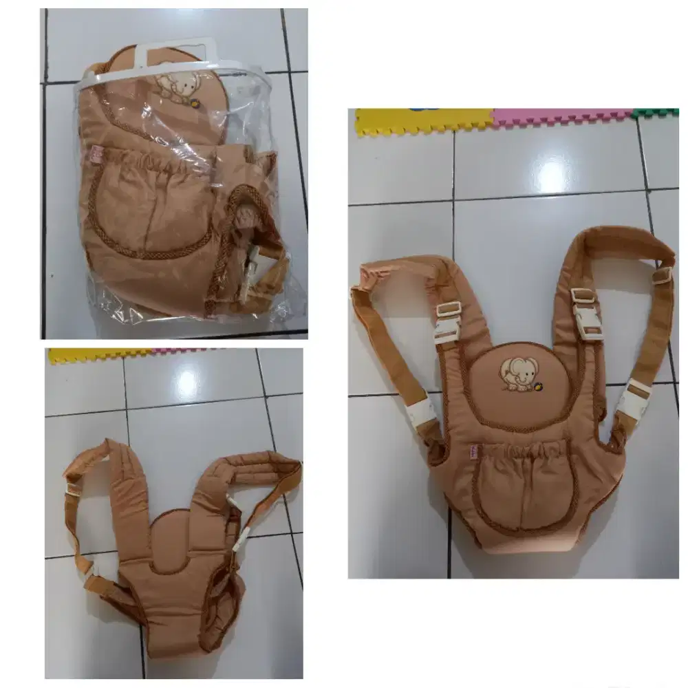 Gendongan bayi coklat