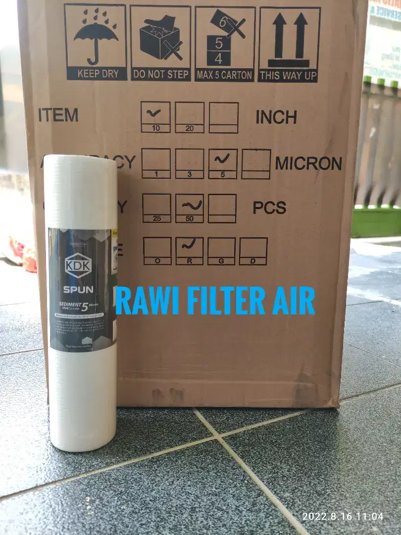 Filter Air catridge/spun/sedimen 10inch