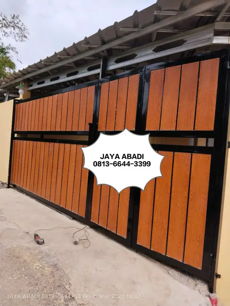 Pintu pagar motif grc 20