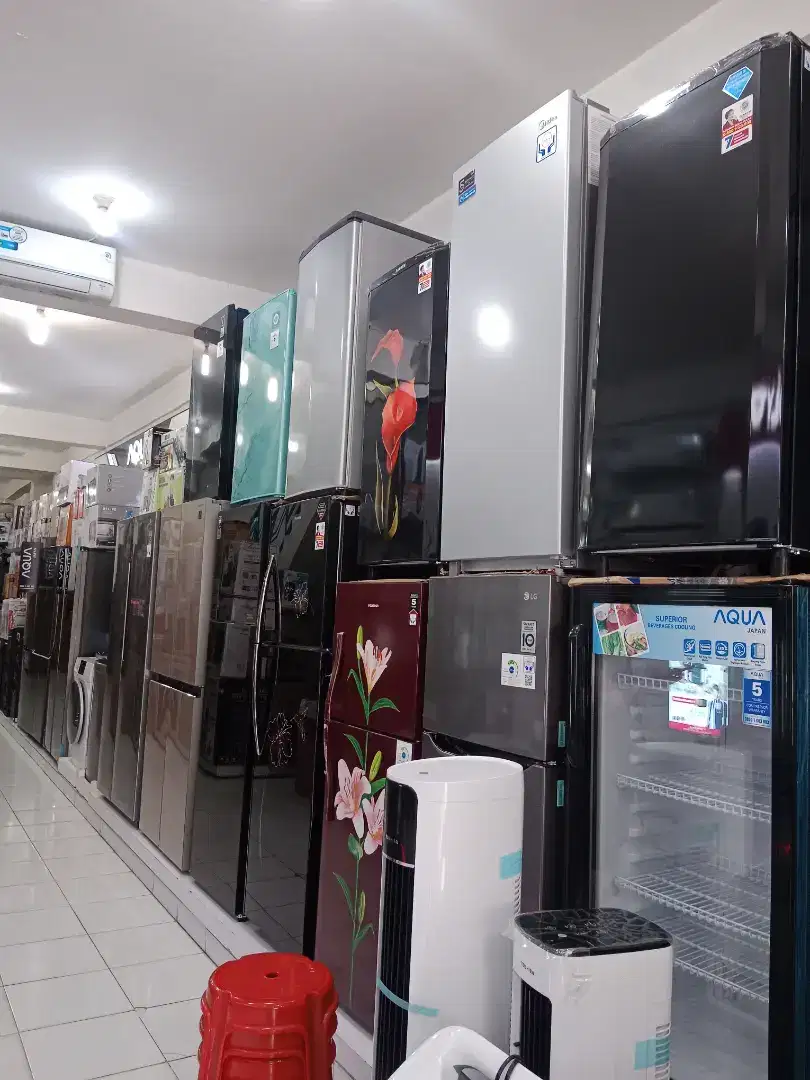 SEMUA MEREK KULKAS READY BISA CASH DAN KREDIT
