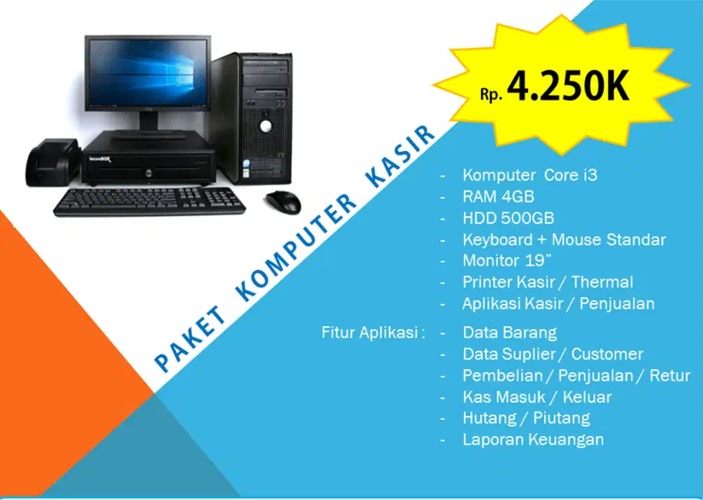 Paket Komputer Kasir Siap Pakai