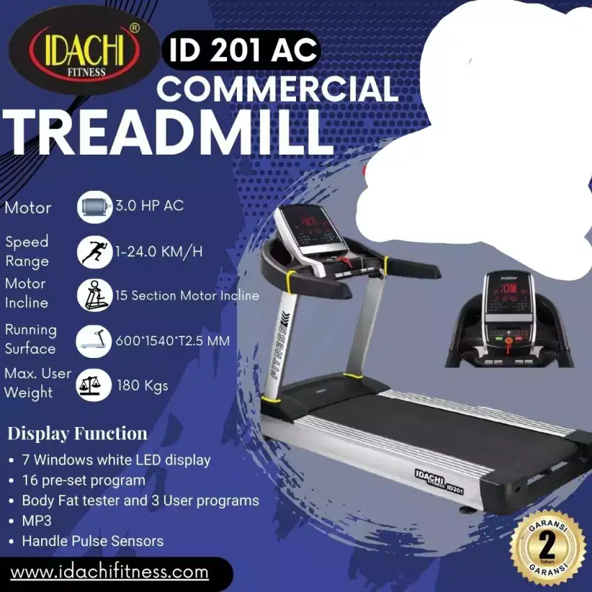 Treadmill commercil ID 201 AC