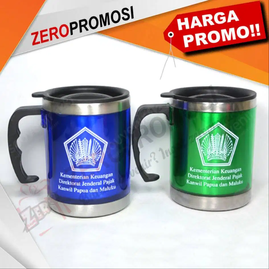 Mug Stainless Steel Cangkir Gelas