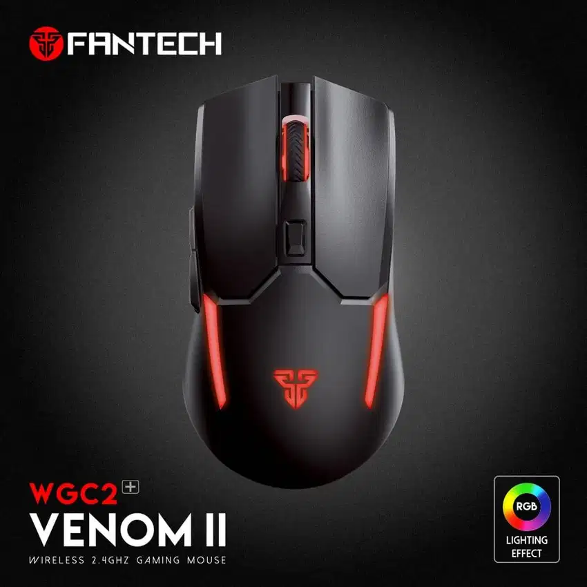 Fantech Venom II WGC2 Wireless Mouse Gaming RECHARGEABLE