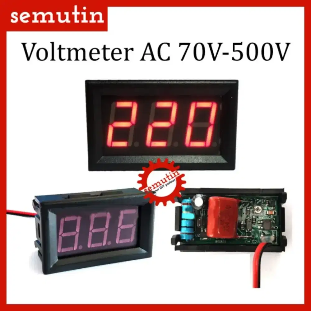 voltmeter AC 220V baru
