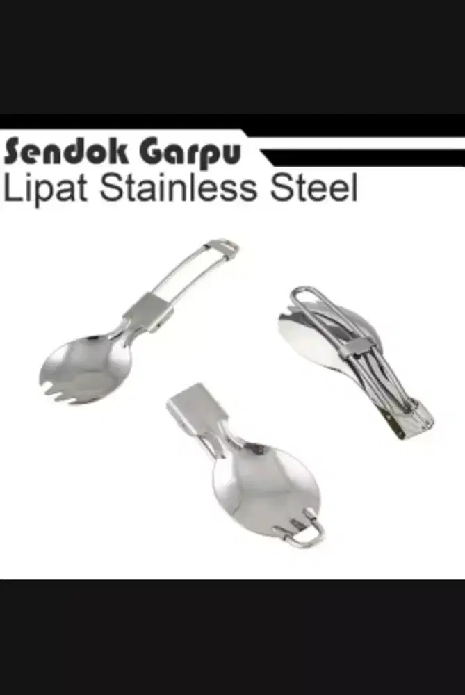 Sendok garpu lipat