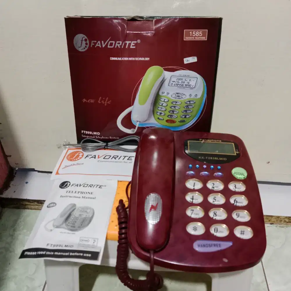 Telepon Rumah Panophone Favorite Tipe FT999LMID