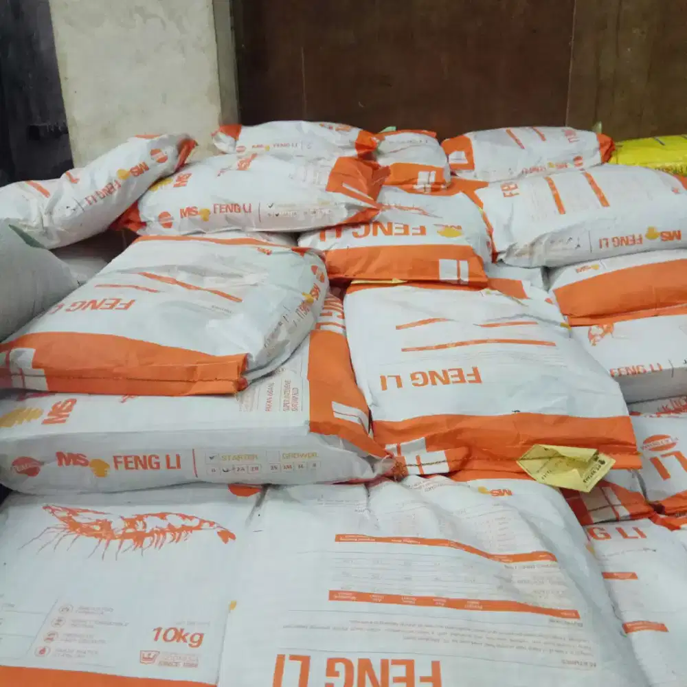 FENGLI FENG LI 0 pakan tenggelam pelet udang cupang lobster guppy 10kg