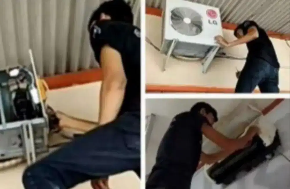 SERVICE AC,PASANG/BONGKAR AC, KULKAS, MESIN CUCI, WATERHEATER DLL