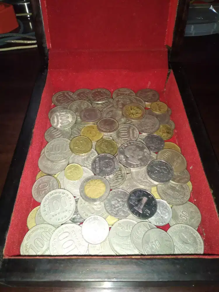 Jual borongan koleksi uang koin dan kertas