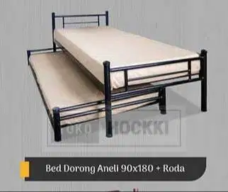 Jual Bed dorong Besi ukuran 3kaki harga 1.600.000