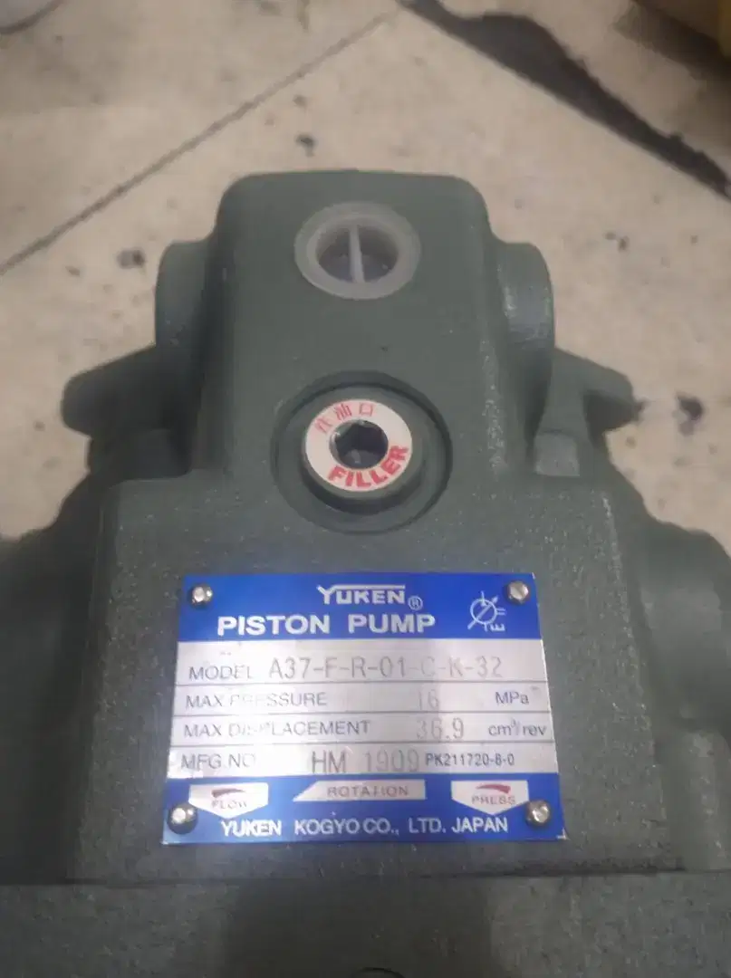 Yuken hydraulic pump A37-F-R-01-C-K-32