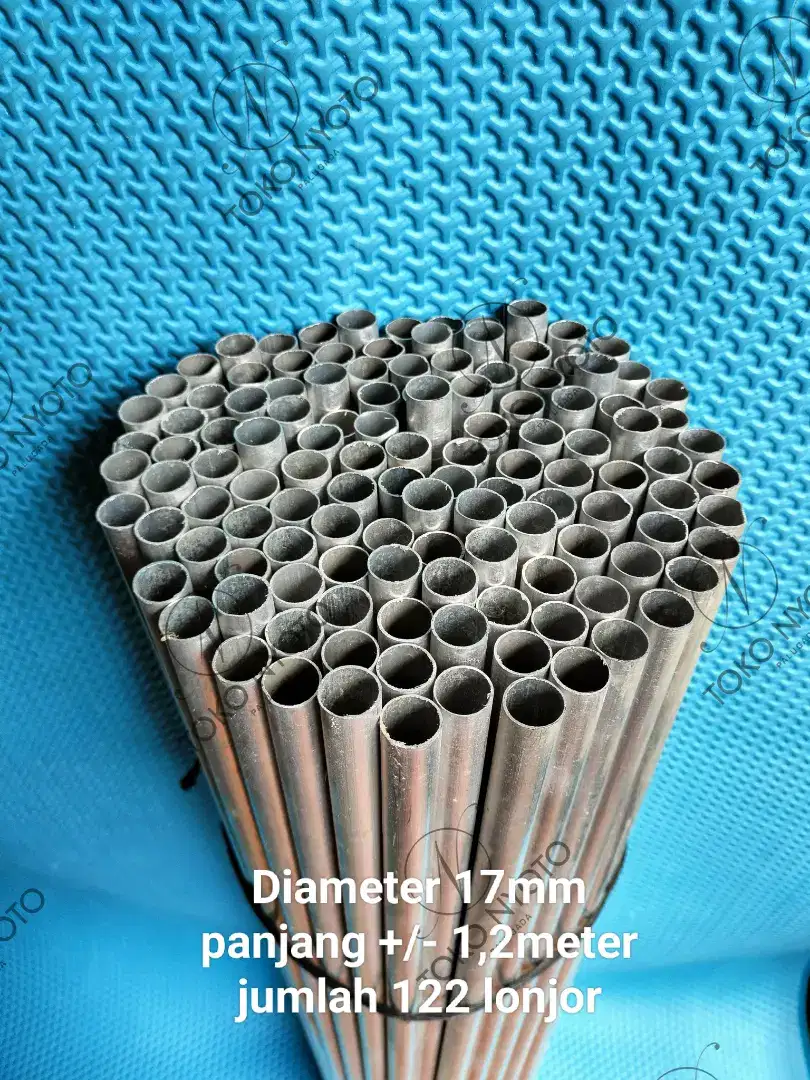 Pipa aluminium Potongan 120cm