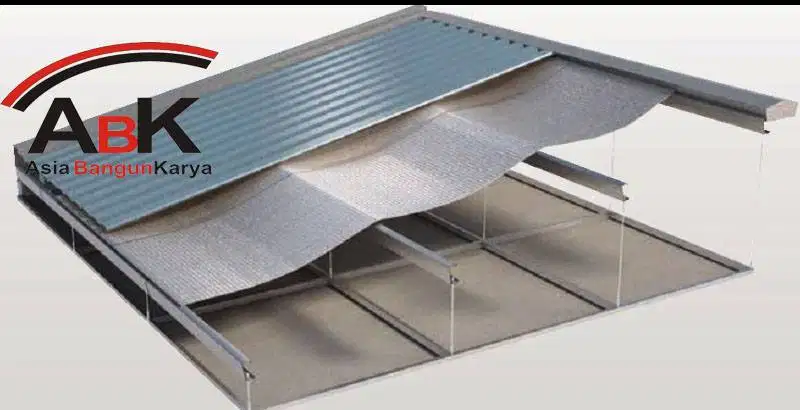 JASA PEMASANGAN ALUMINIUM FOIL + RANGKA GALVALUM peredam atap panas