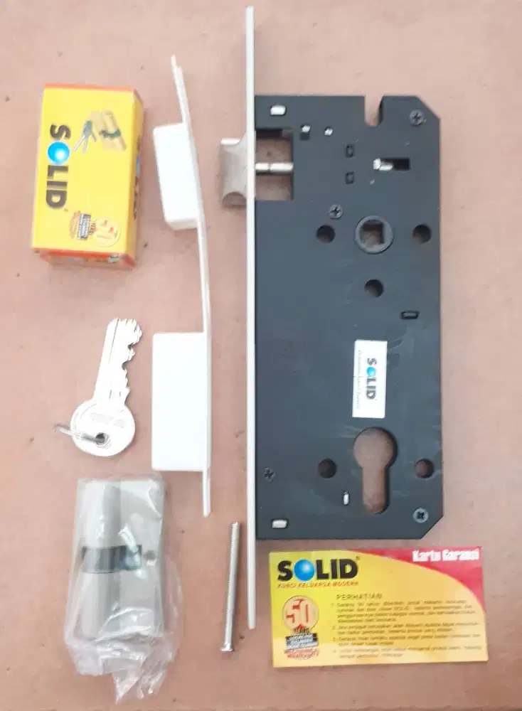 Solid Mortice Lockcase LC101 + Cylinder & Accessories (A-701B)