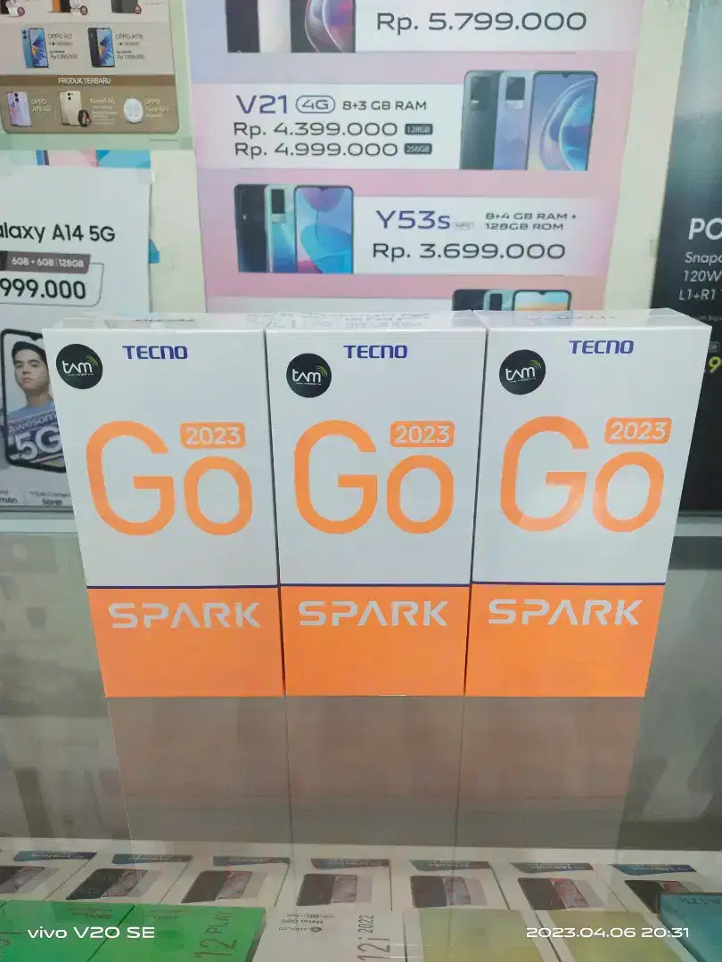 Tecno Spark Go 4+3/64 GB Dual Camera 5000 mAh Type-C  Garansi Resmi