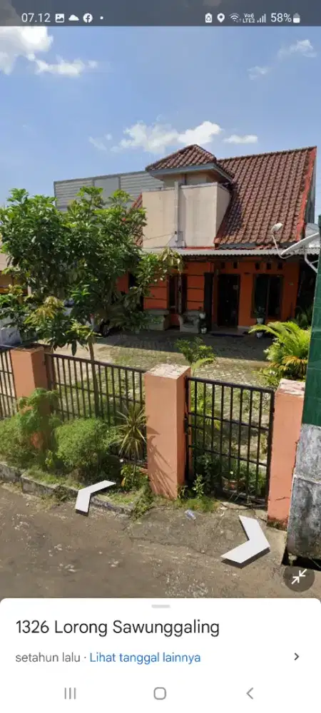 Rumah dijual cepat lokasi strategis
