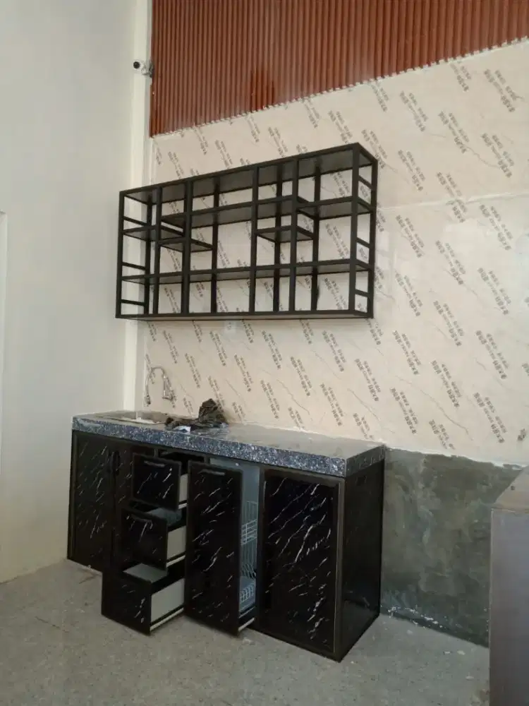 Kitchen set aluminium tebal Anti rayap murah berkualitas bergaransi