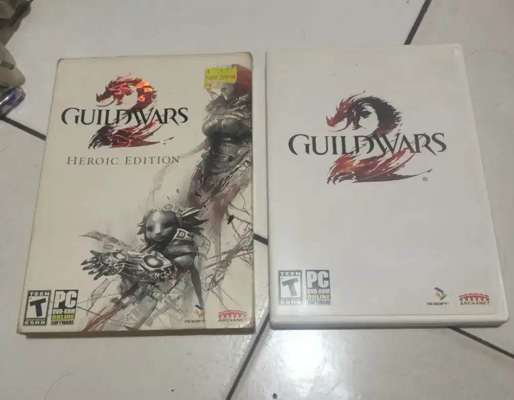 Game PC Guild Wars Heroic edition khusus buat PC, ncs soft 2 kaset.