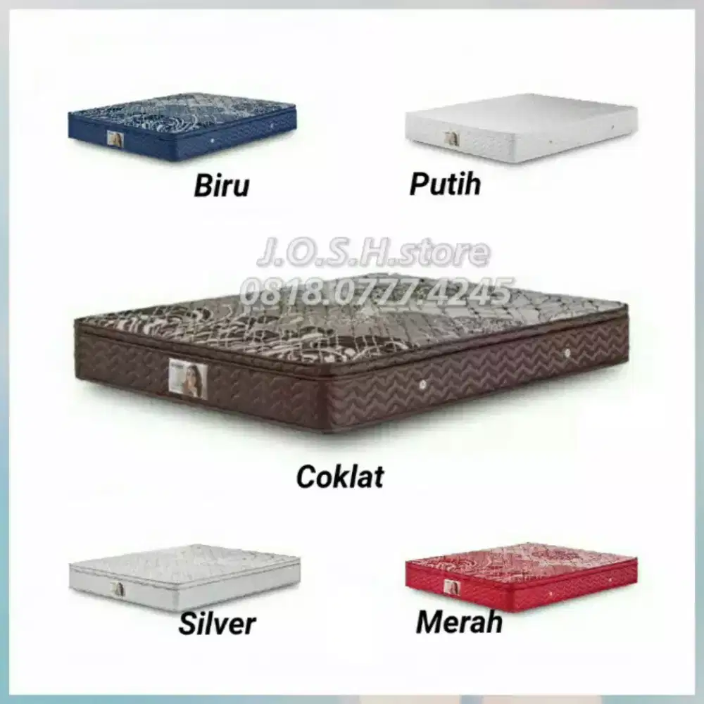 GUHDO Plush Top SpringBed - Kasur - Matras - Queen Size 160
