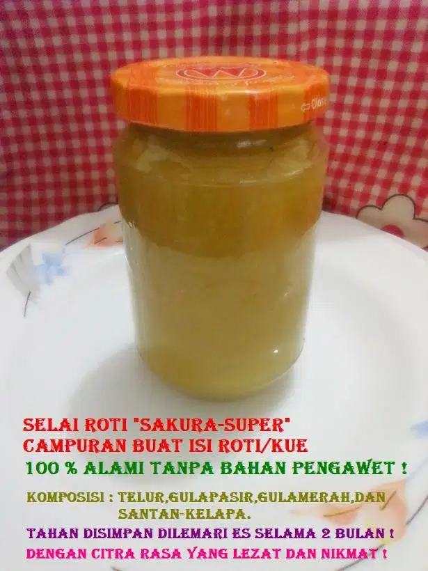 Jual Selai Alami Campuran Isi Kue/Roti Murah & Lezat !