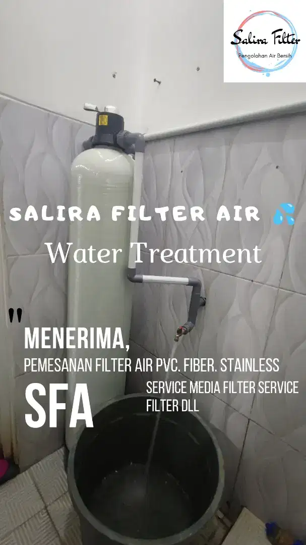 Filter air fiber 10 inc mengatasi air kotor