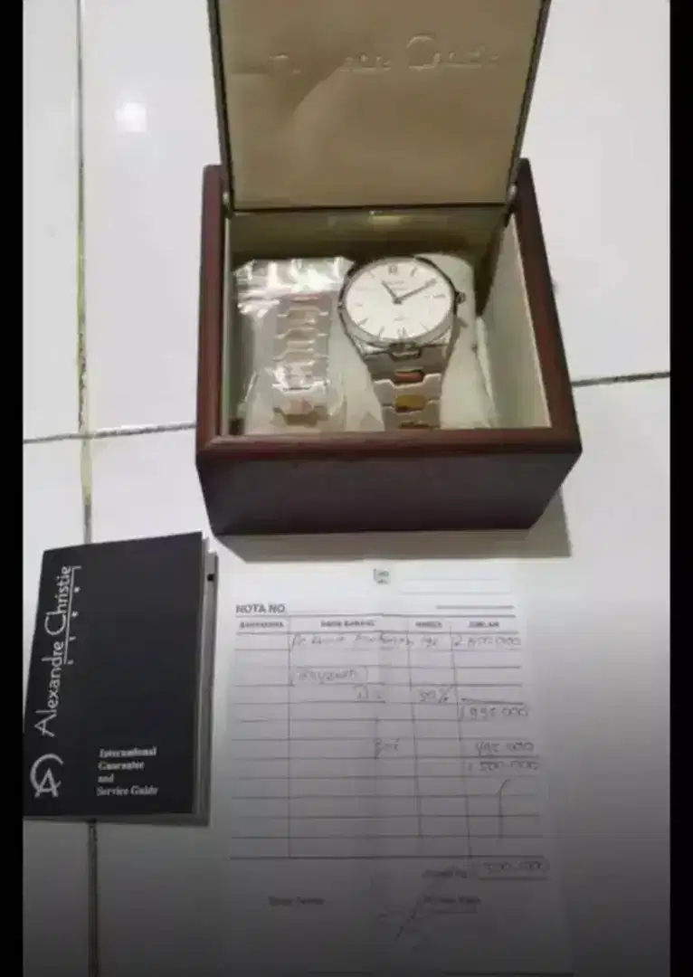 Jam Alexandre Christie sapphire mulus