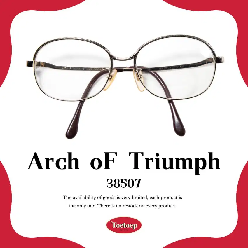 Tjap Toetoep Kacamata Vintage Arch Of Triumph