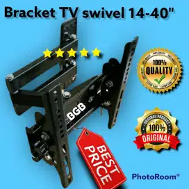 Breket tv led model swivel ukuran 14 - 40