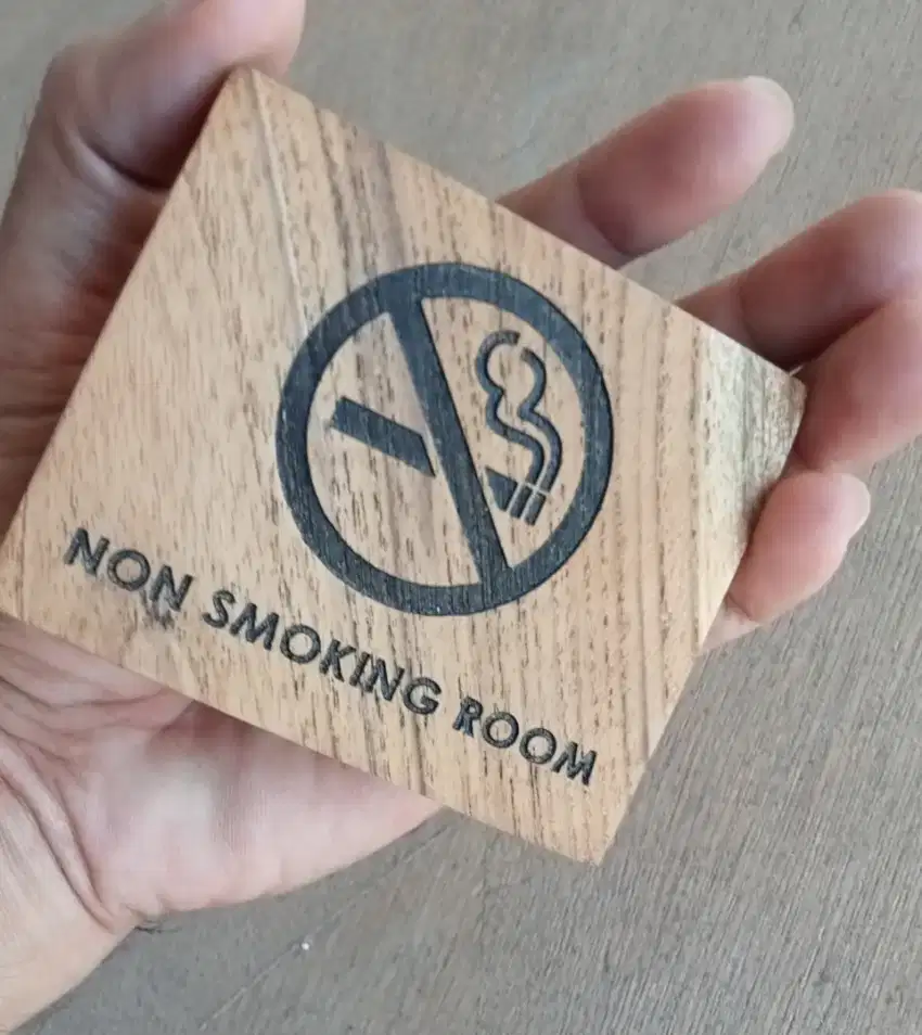 No smoking tanda rambu larangan sign laser