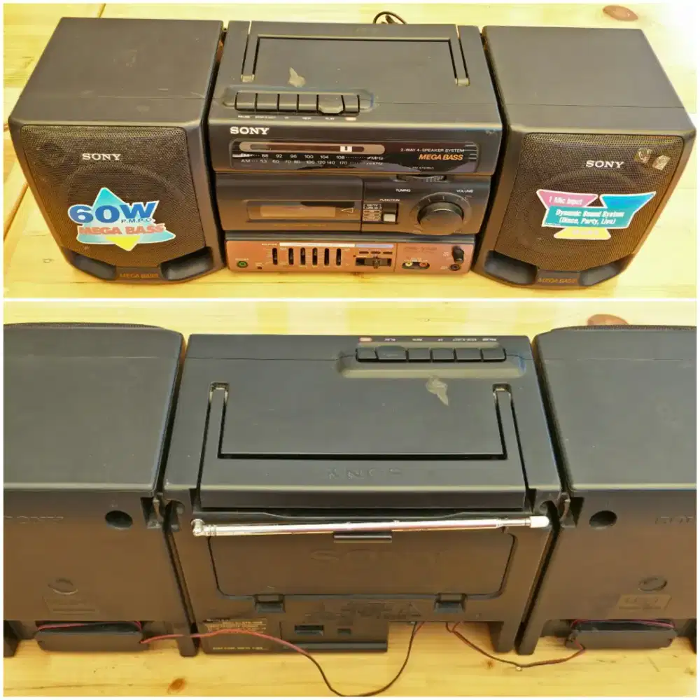 Radio Tape Sony Jadul Kaset Langka Unik Keren tahun 90 an
