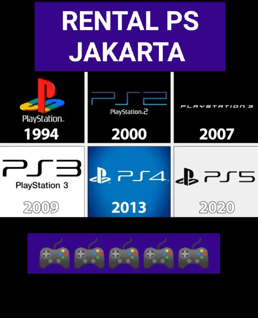 Sewa rental PS jakarta