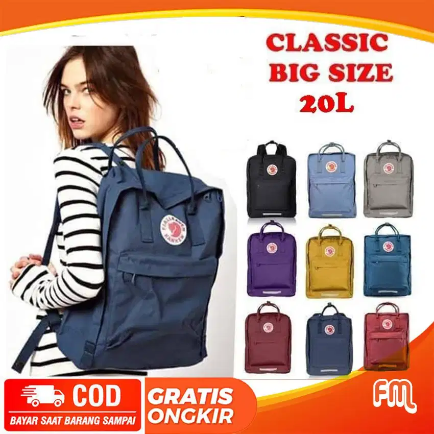 Tas Ransel Kanken Big classic 24L / Tas Kanken Large / Tas Sekolah