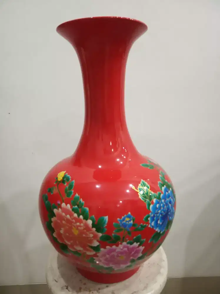 Guci keramik china ( Baru) T. 50cm diamtr 28 cm