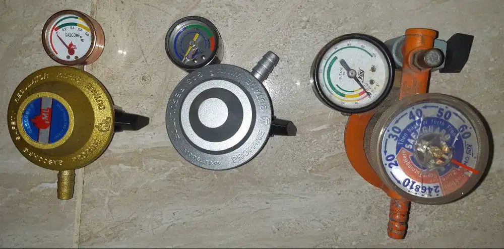 Kepala gas elpiji regulator 3 buah