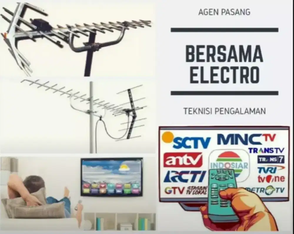 Specialist Pasang Baru Antena Tv Digital Outdoor Bergaransi