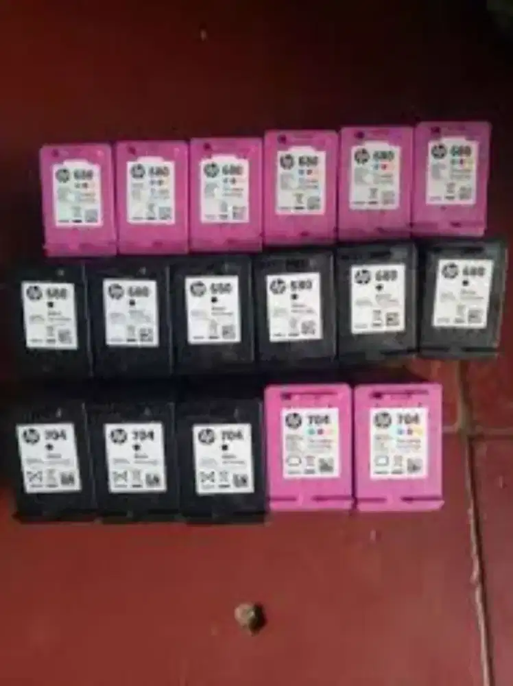 Dibeli bekas carteridge HP 802. 803. 682. 680. 678. 704 dll
