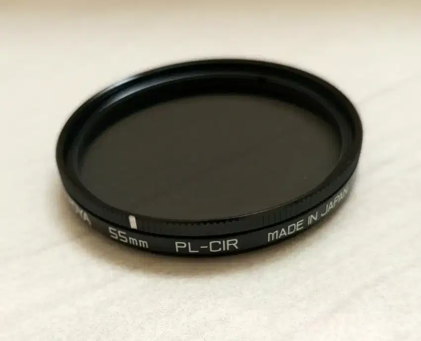 Filter Hoya PL-Cir 55mm Original Made In Japan, masih Kayak baru