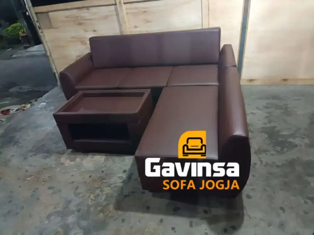 Premium Sofa L Putus Bahan Oscar , Anti Air Anti Debu, Garansi 2 TH