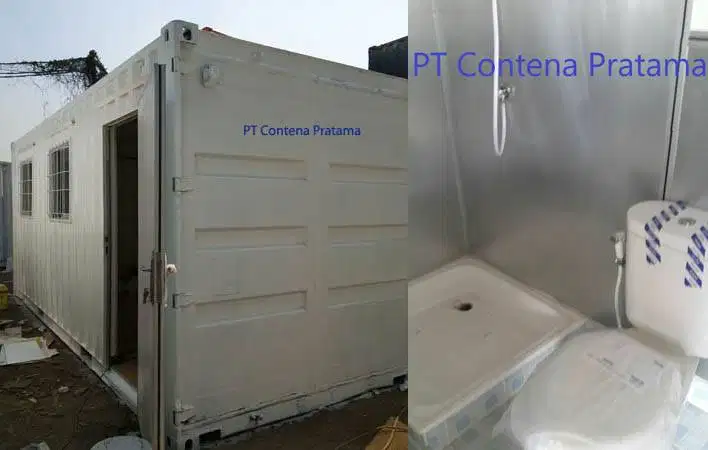 Container Office 20 Feet dengan Toilet